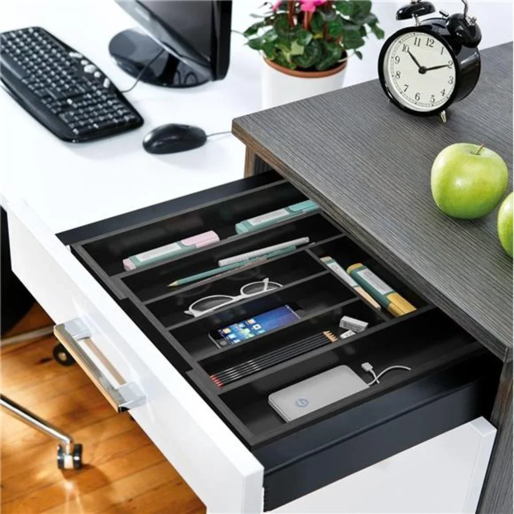 Bamboo Expandable Drawer Organizer for Utensils Holder, Adjustable Cutlery Tray